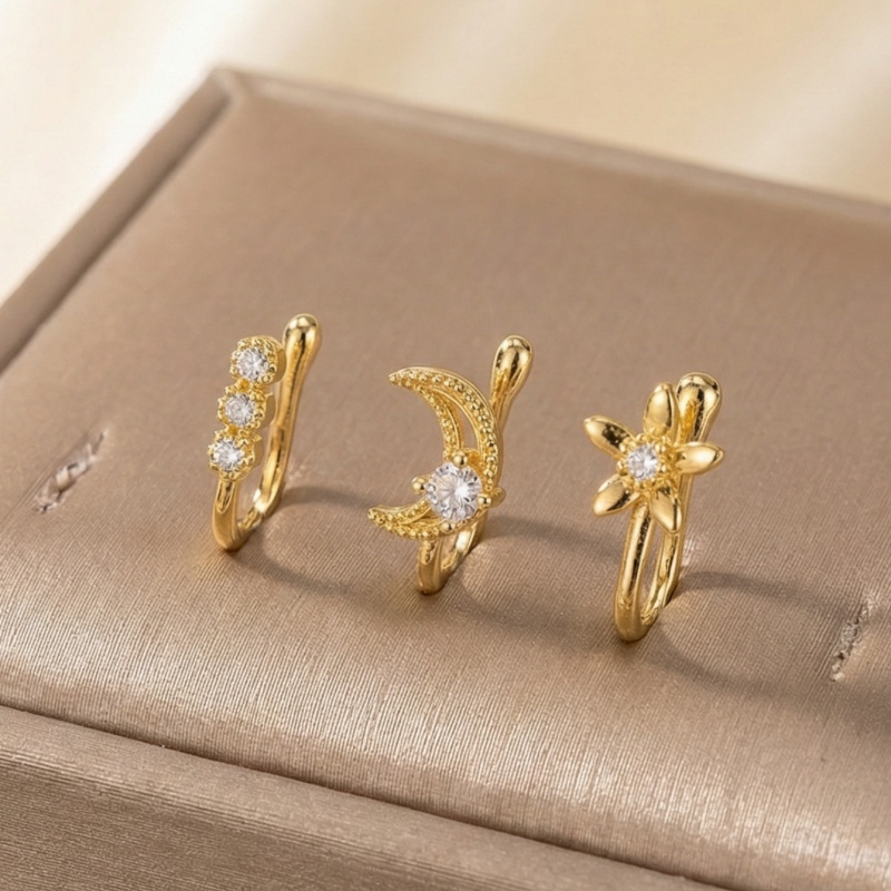 3-piece retro light luxury nos - Body Jewelry Materials 评论和价格