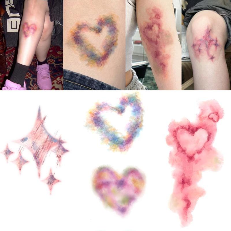 4 Sheets Fake Tattoo For Women - Body Jewelry Tattoo 评论和价格