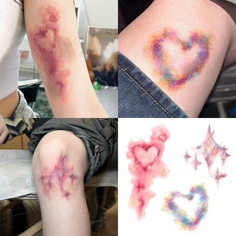 4 Sheets Fake Tattoo For Women - Body Jewelry Tattoo 评论和价格