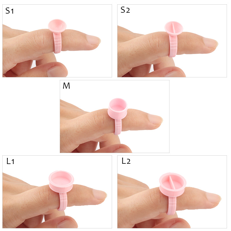 100pcs Disposable Glue Rings P - Body Jewelry Tattoo 评论和价格